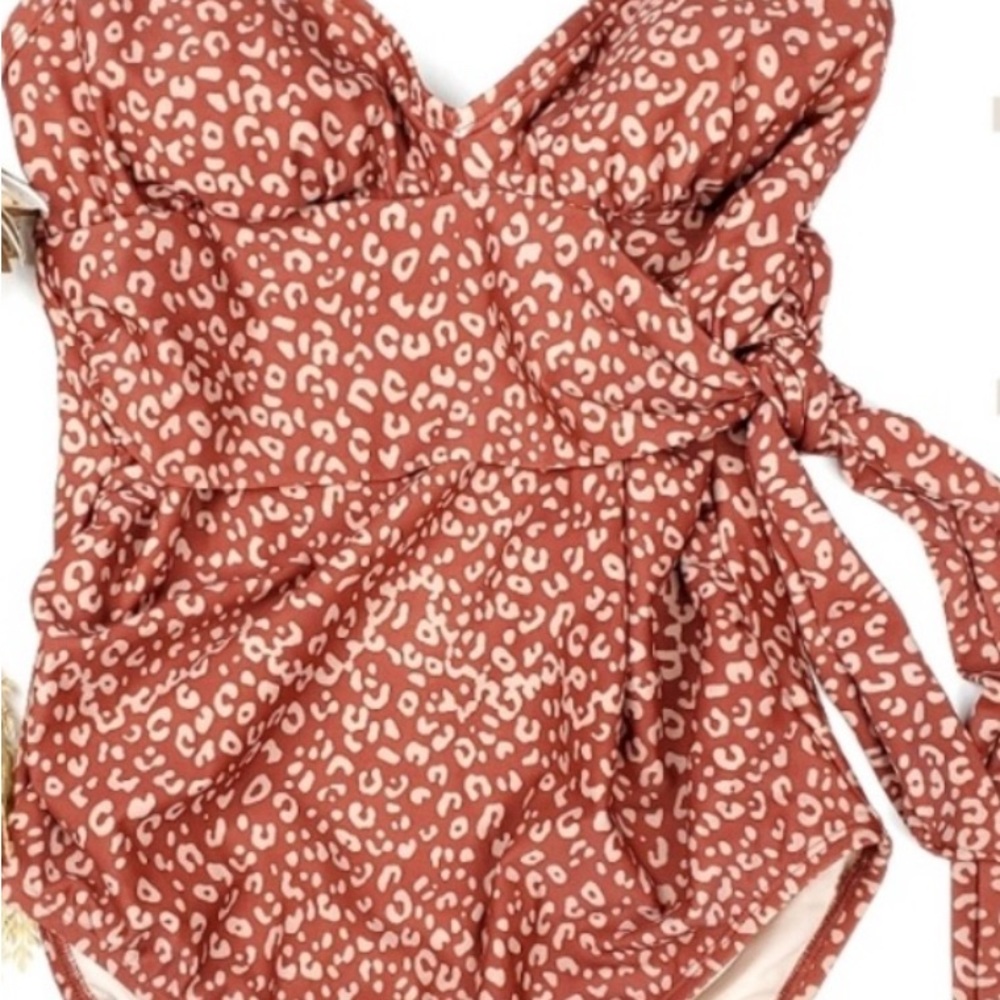 Isabel Maternity by Ingrid & Isabel Rust Swimsuit